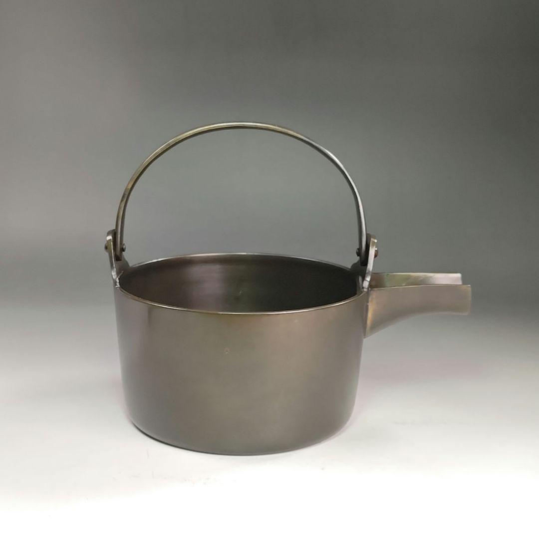 イ988 汁次『唐銅　汁次　木箱』茶道具