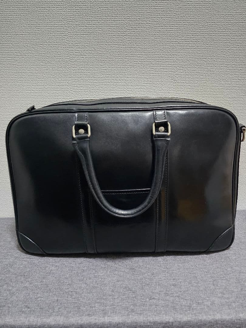 万双　ブリーフケース　シモーネ　ブラック