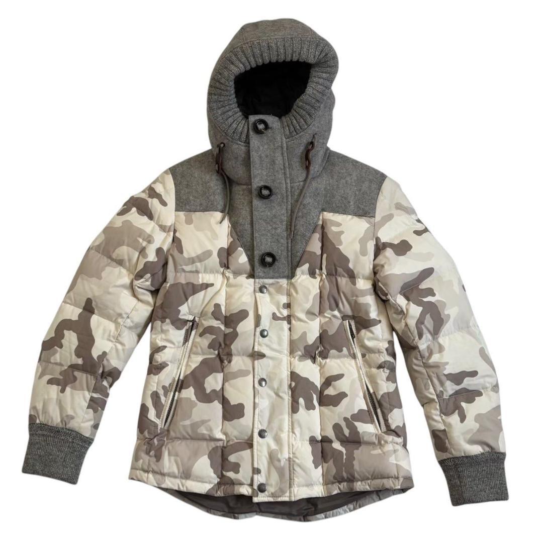 MONCLER モンクレール ダウンジャケットバーモント迷彩柄サイズ0 Sサイズ