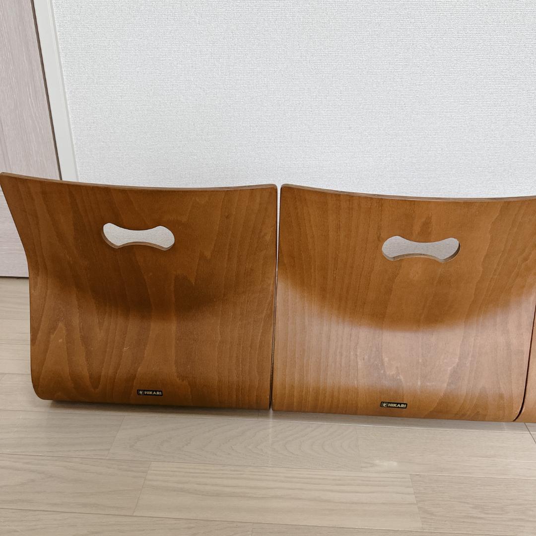 HIKARI 光製作所 曲げ木座椅子 ５脚セット 和モダン 座椅子