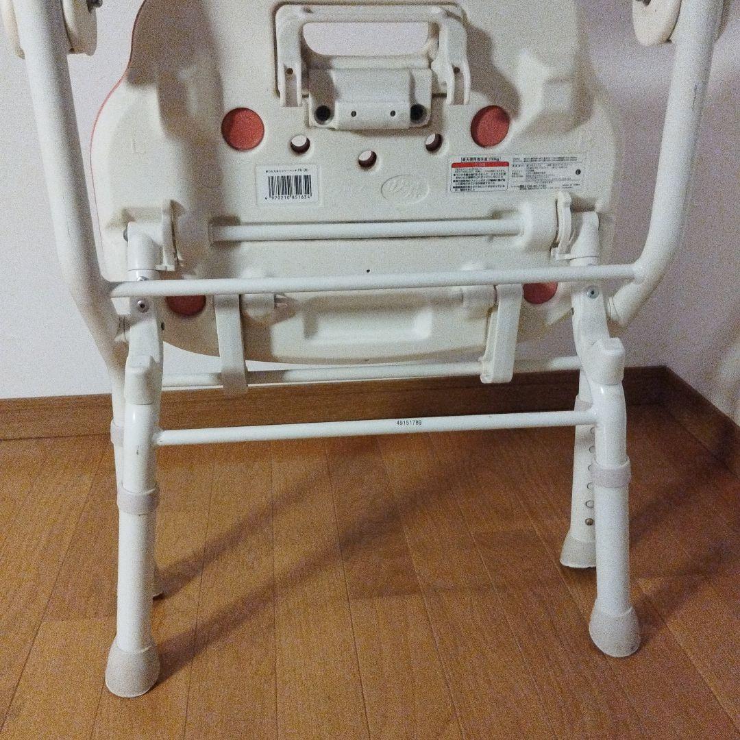 アロン化成 安寿 折りたたみシャワーベンチ FSフィット レッド