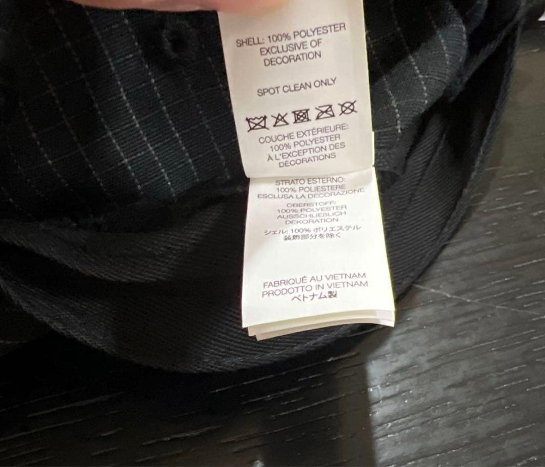 supreme ストライプキャップ