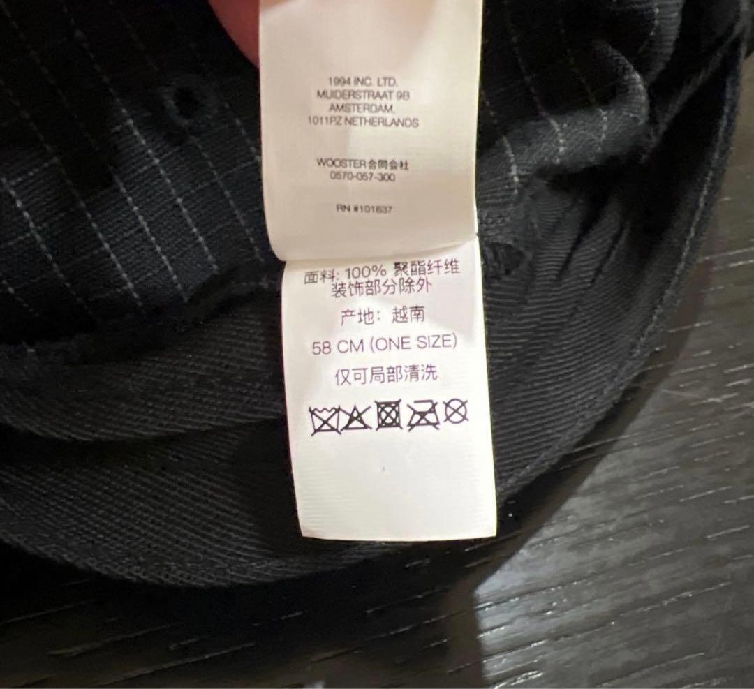 supreme ストライプキャップ