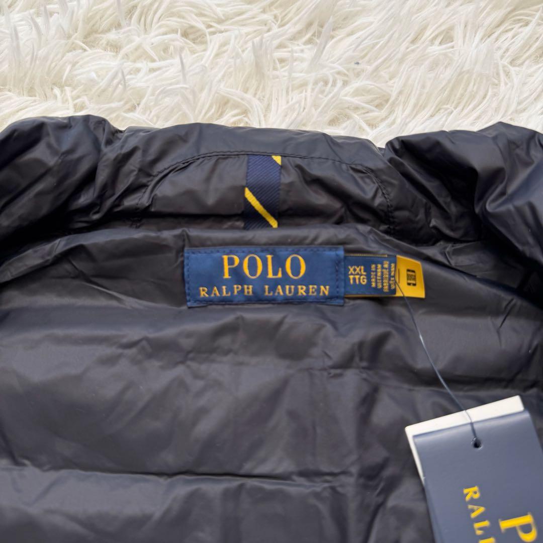 新品未使用タグ付き⭐︎POLO RALPH LAURENダウンベスト刺繍ロゴXXL