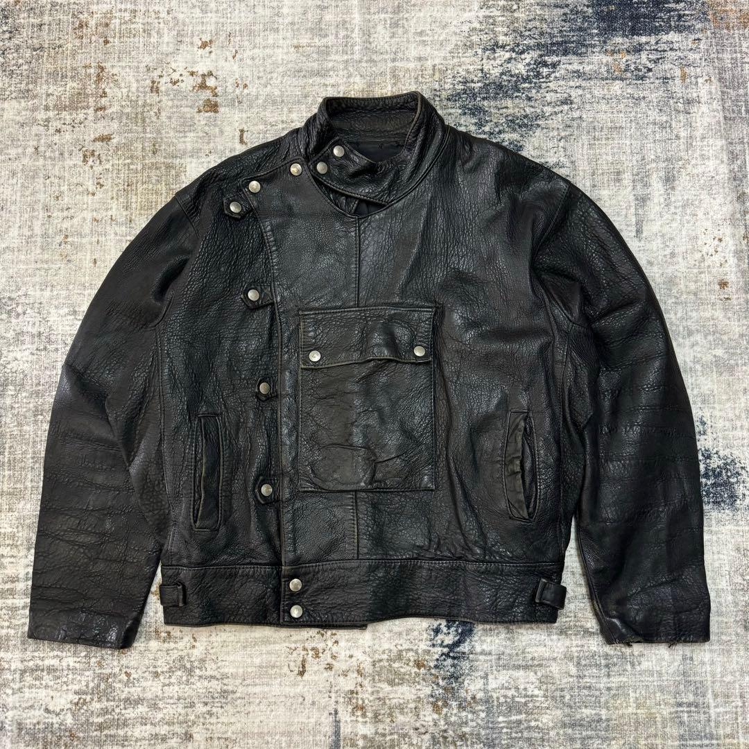 Motorcycle モーターサイクル レザージャケット スウェーデン軍 本革