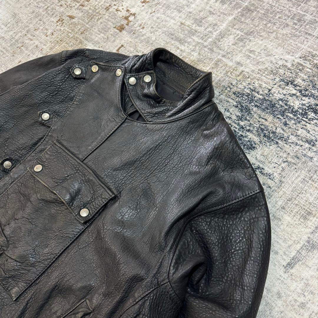 Motorcycle モーターサイクル レザージャケット スウェーデン軍 本革