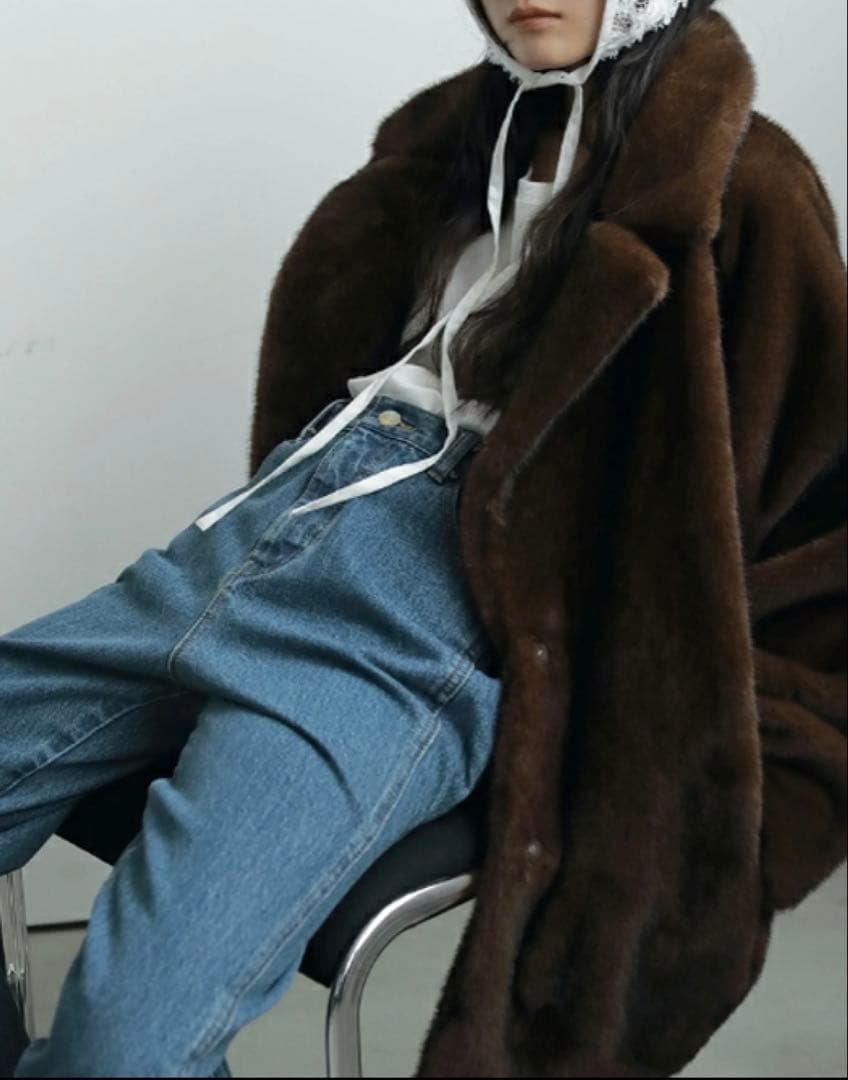 ジャケット・アウター anuke Eco Minkfur Jacket