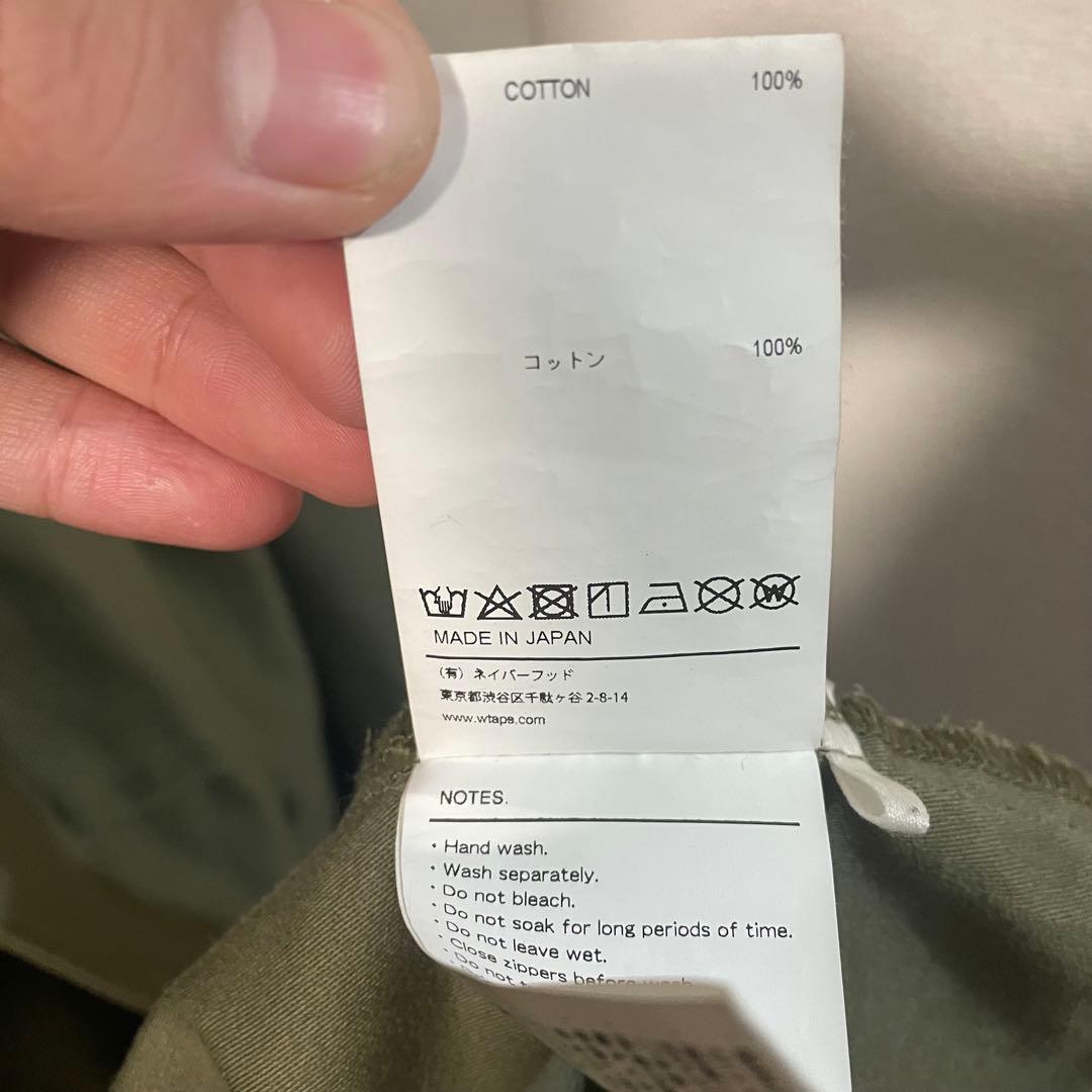 WTAPS 21AWミリタリージャケット オリーブ