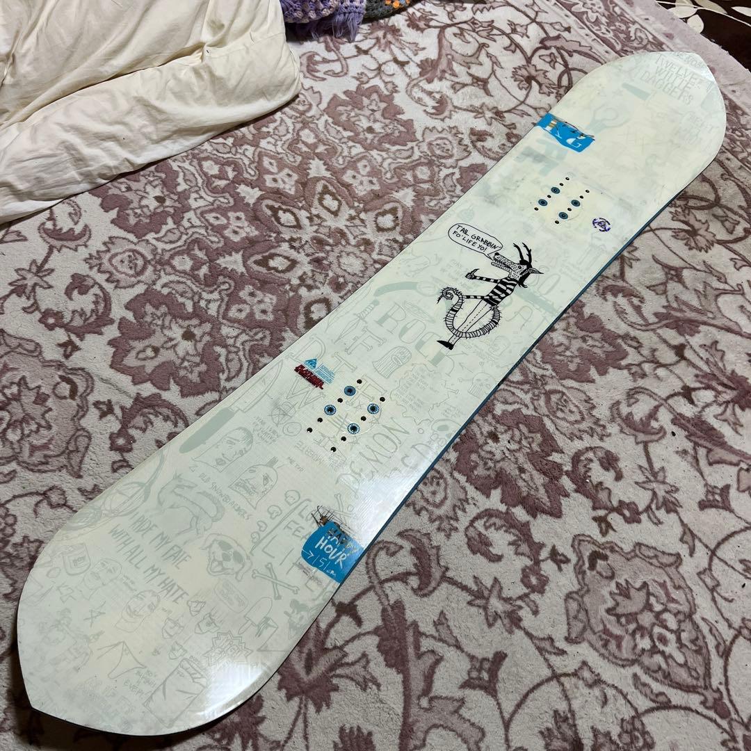 良品 K2 HAPPY HOUR 151cm グラトリ ラントリ カービング