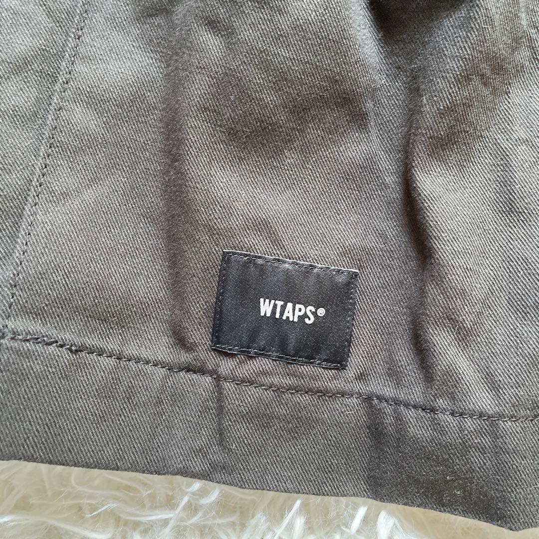 美品 WTAPS ダブルタップス ミリタリーシャツジャケット X03 チャコール