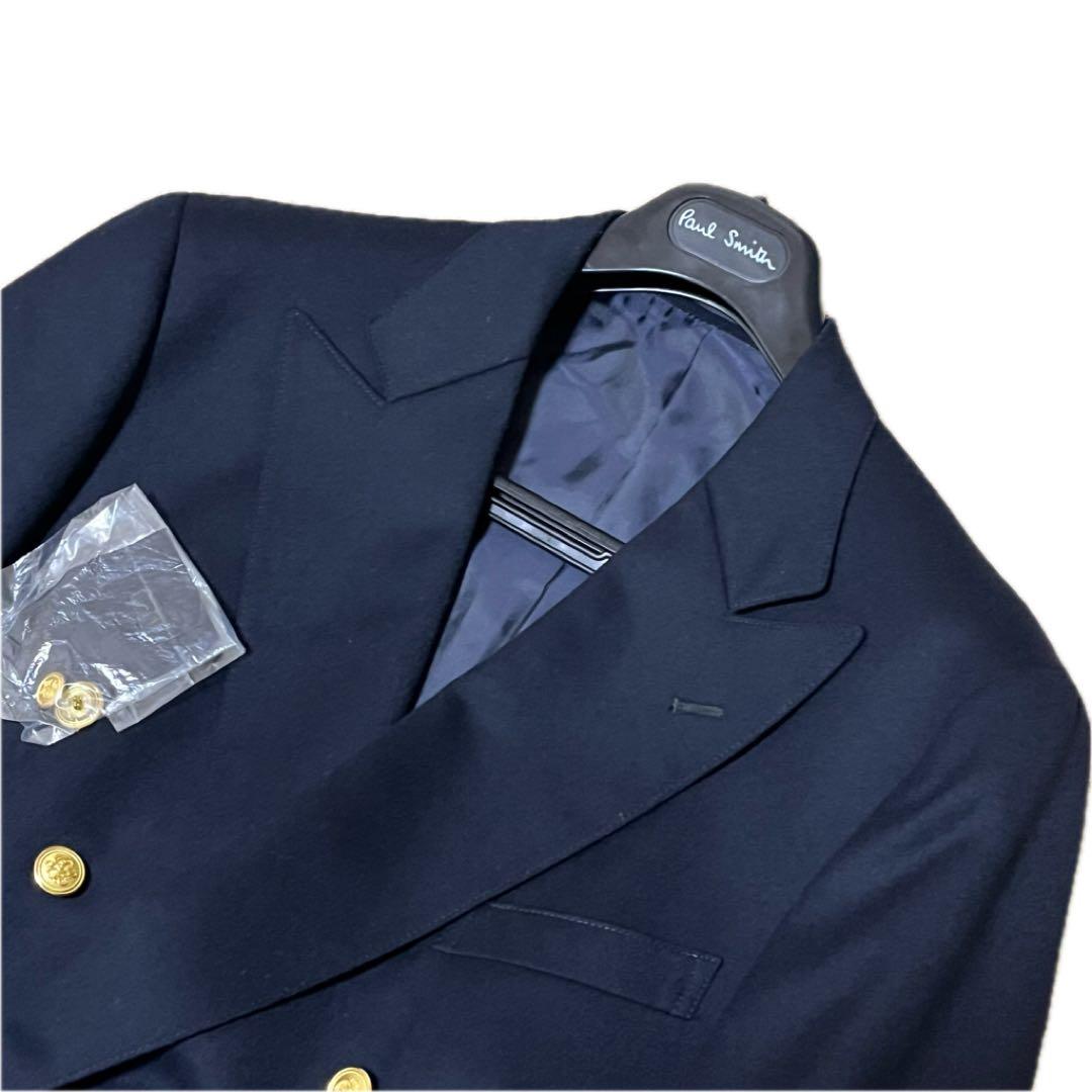 【極美品】J.PRESS 紺ブレ 金ボタン ダブル AB7 XL 大きいサイズ