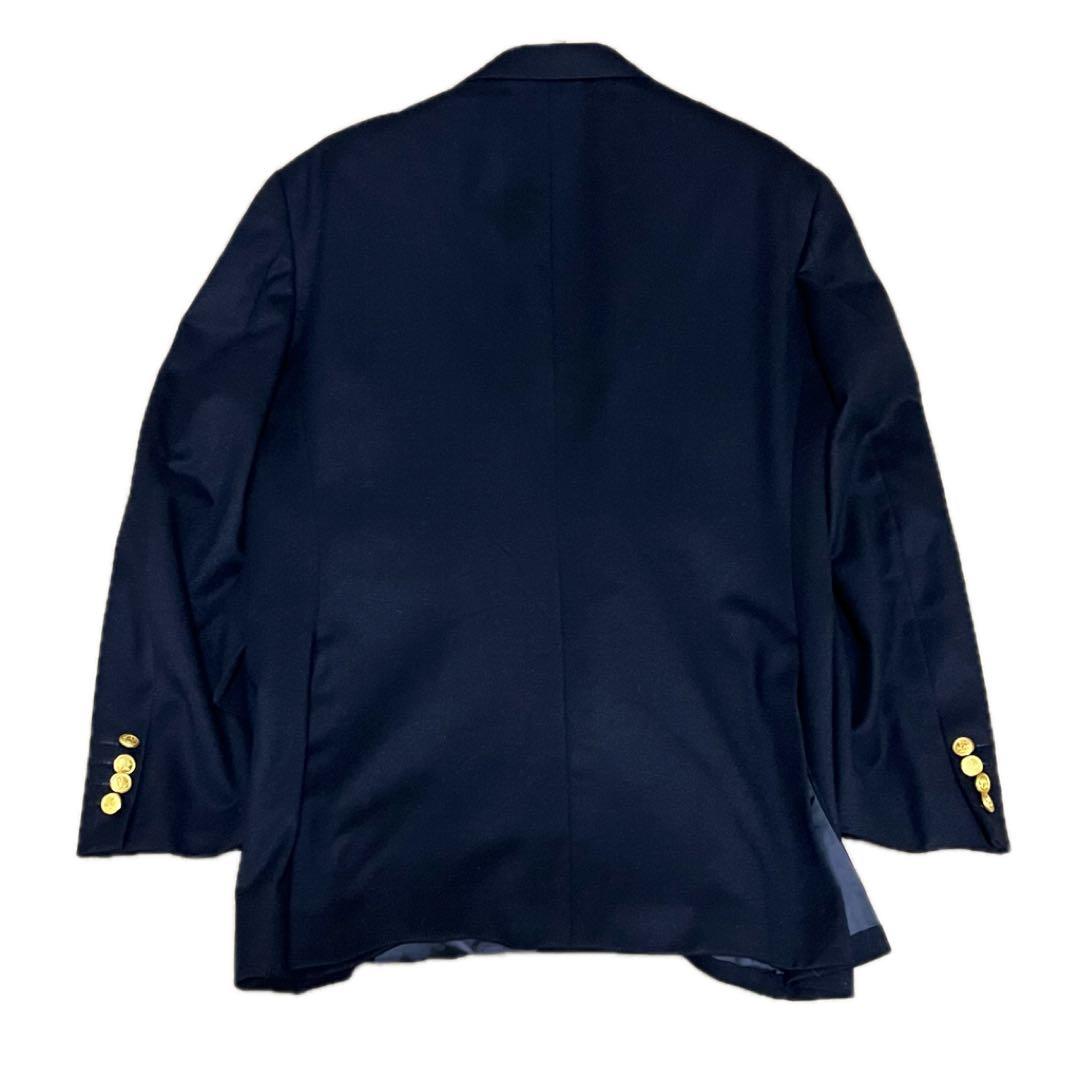 【極美品】J.PRESS 紺ブレ 金ボタン ダブル AB7 XL 大きいサイズ