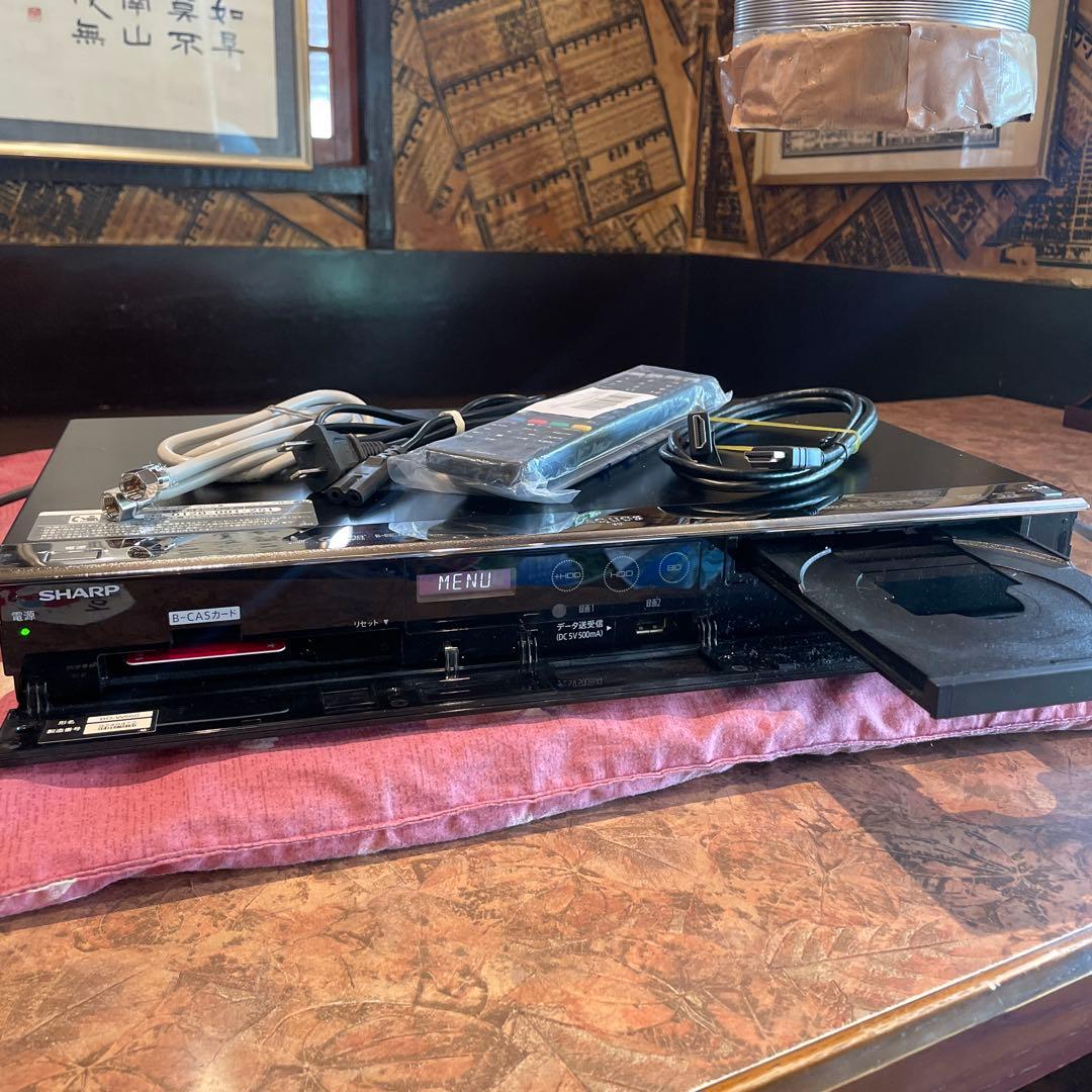 SHARP BD-W560 12倍録 500GB 新リモ等付フル装備 完動品！