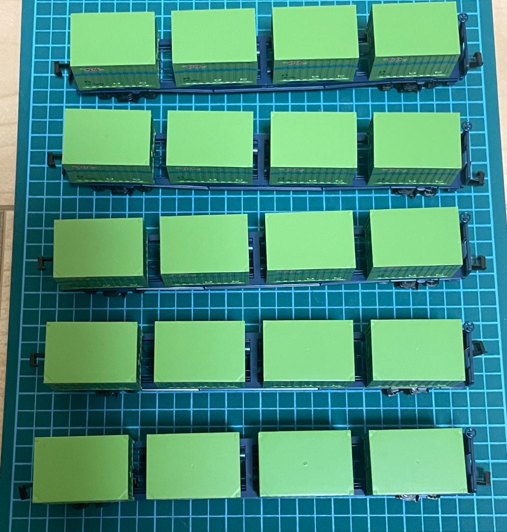 TOMIX コキ10000系×12両 ＋ 国鉄コンテナ各種