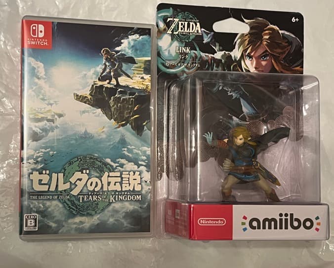 ゼルダの伝説 ティアーズ オブ ザ キングダム　amiibo セット　アミーボ
