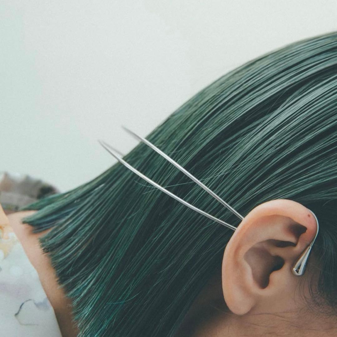 【いしゆ】MURRAL ヘアカフ　シルバー