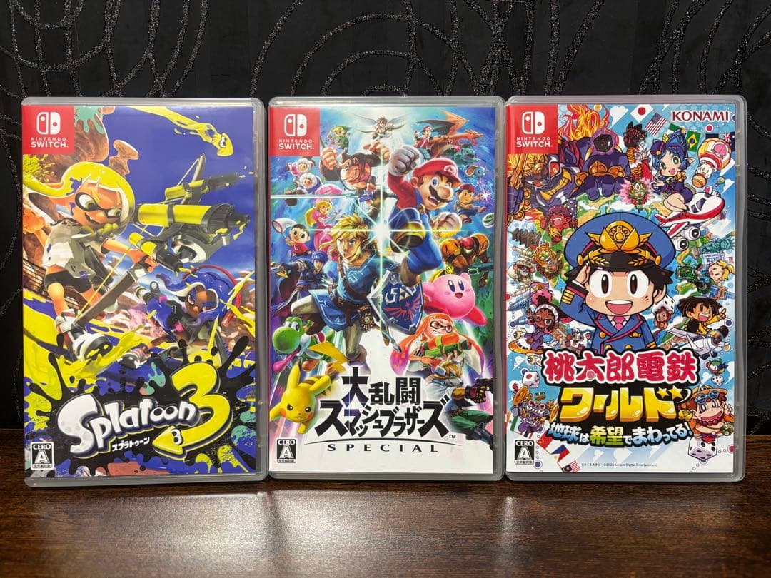 【Switchソフト】スプラトゥーン3 スマブラ 桃鉄ワールド 3本セット