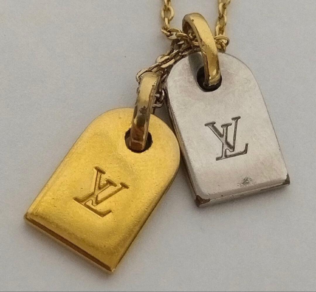 Louis Vuitton ゴールドシルバーネックレス