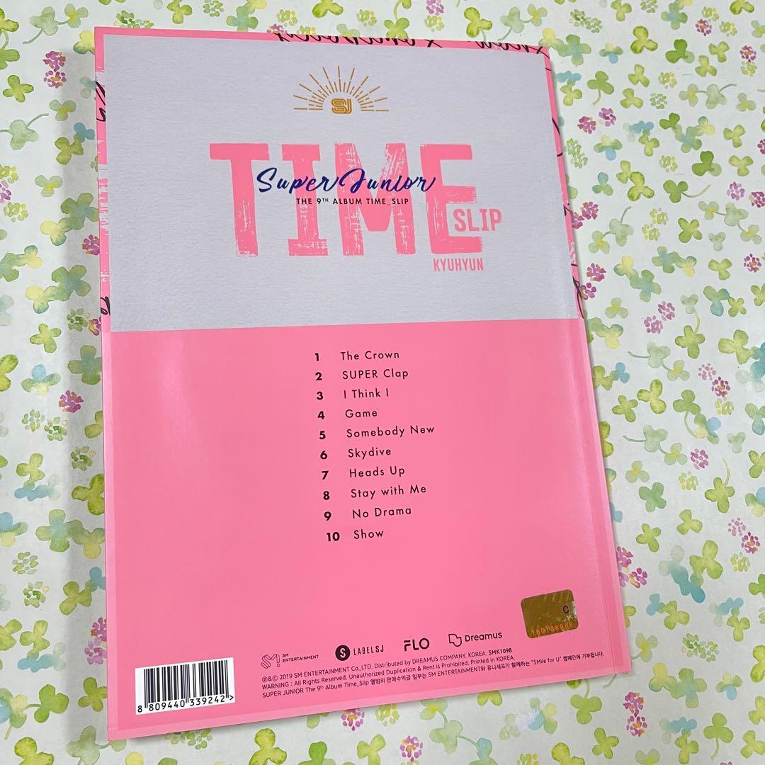 SUPER JUNIOR TIME SLIP キュヒョン　アルバム　スジュ　CD