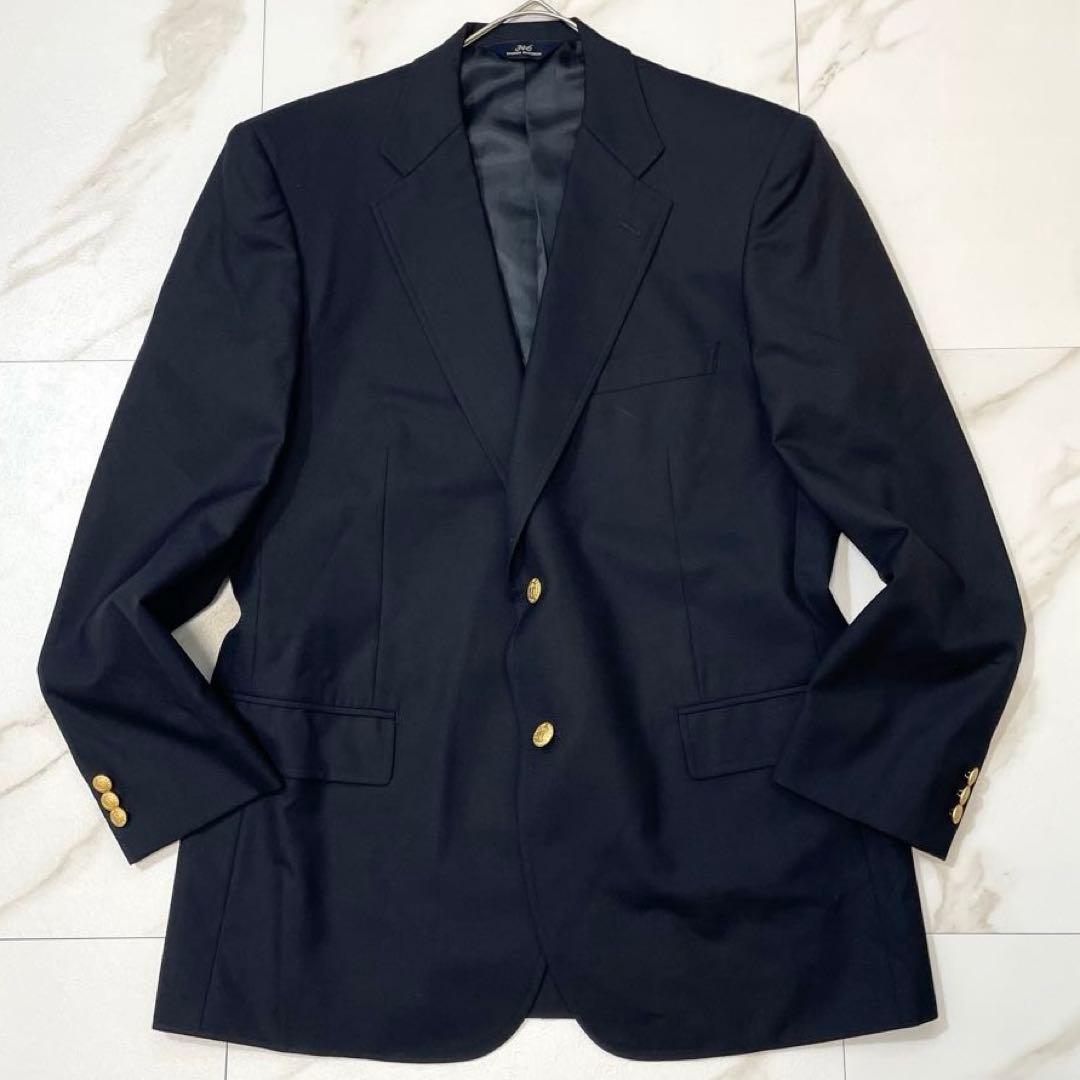XL相当✨ブルックスブラザーズ 紺ブレ 金ボタン テーラードジャケット41REG