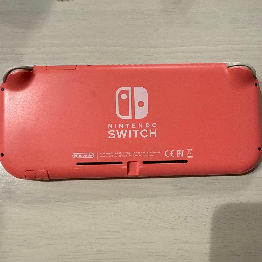 Nintendo Switch Lite コーラル 本体　ジャンク品