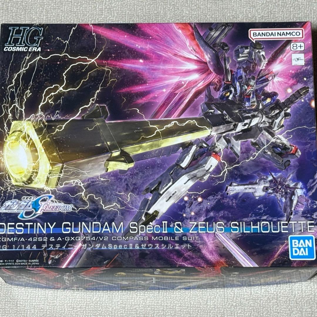 HG デスティニーガンダムSpecII&ゼウスシルエット　RG アカツキ 接続