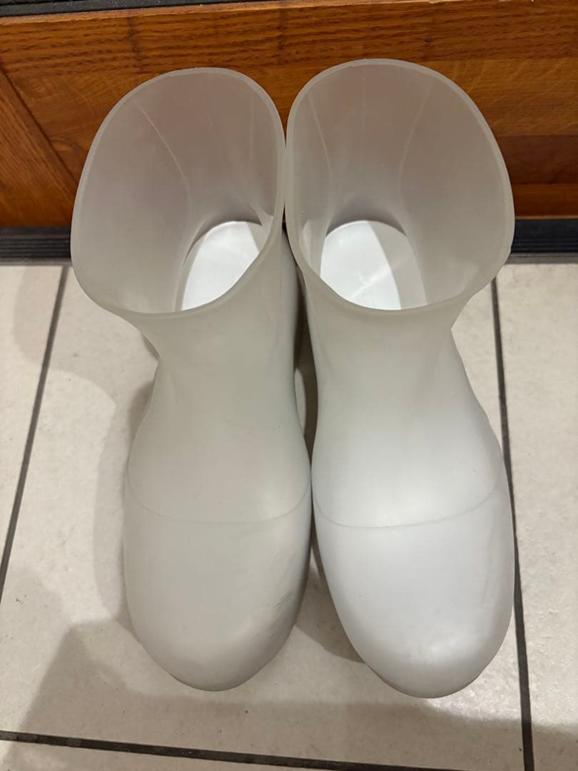 値下げ中！Bottega Veneta パドルブーツ　クリア　37