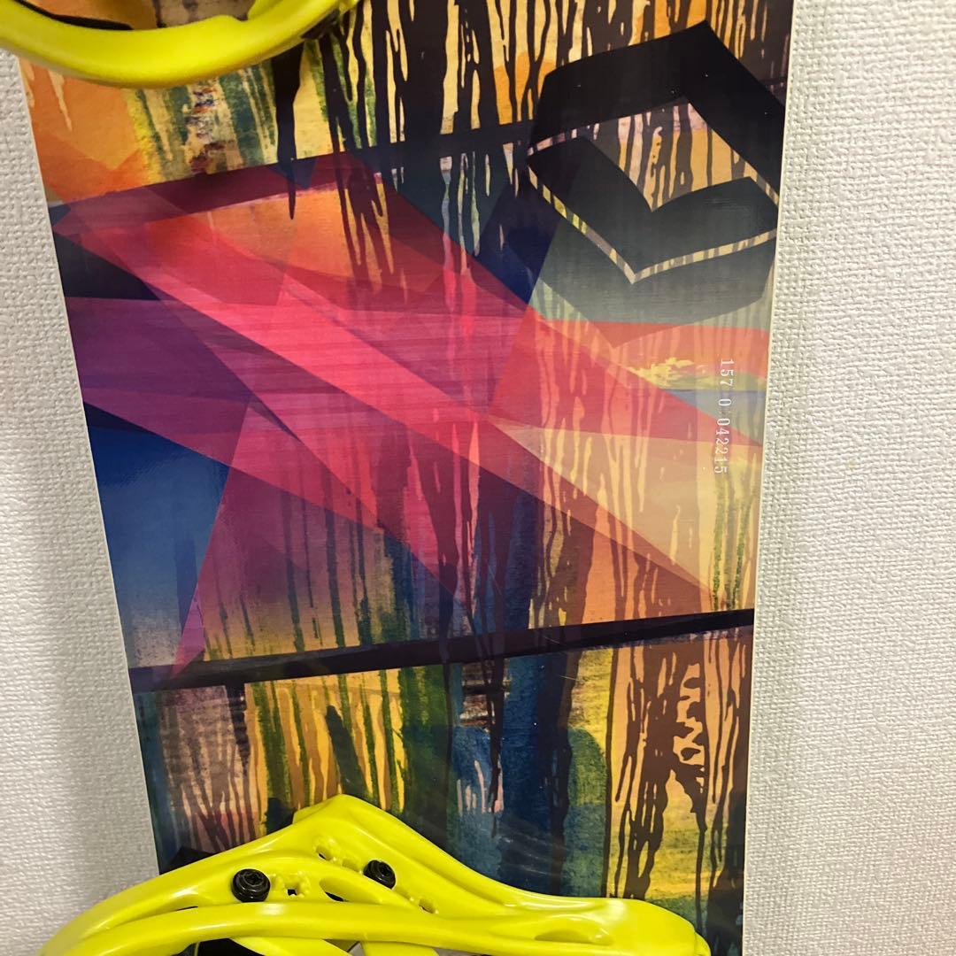 FTWO REVERSE 157cm FLUX PR スノーボードビンディングL