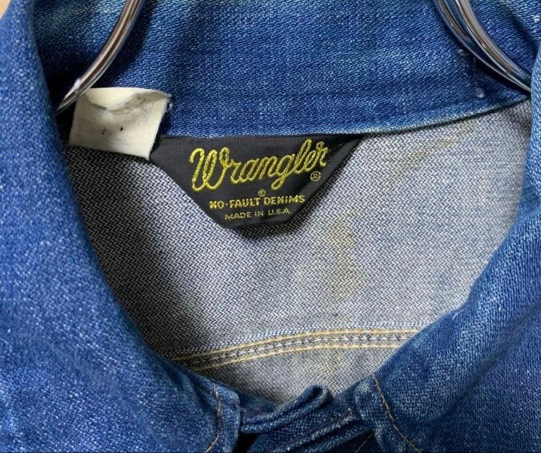 80s ラングラー126mj デニムジャケット Gジャン 38or40