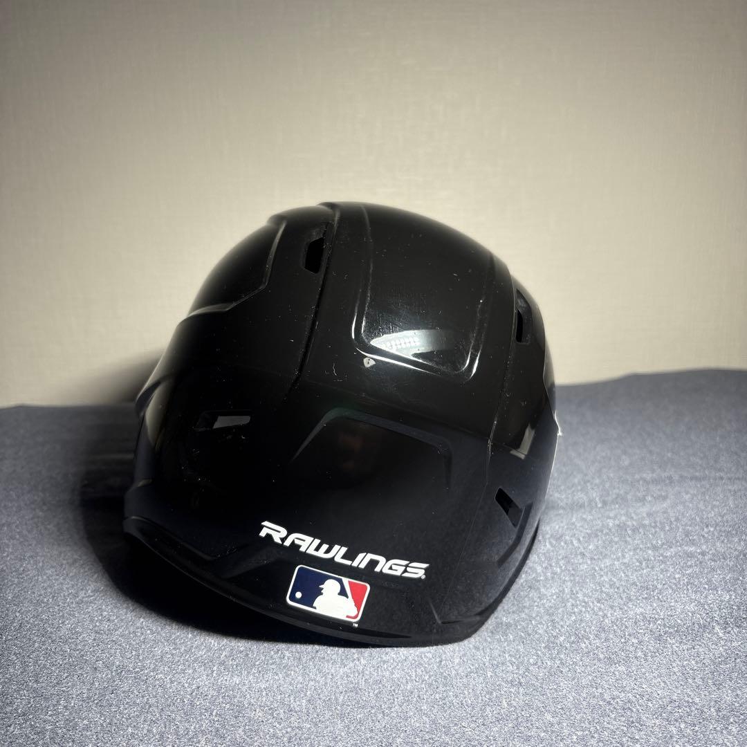 ローリングス　MACH 片耳バッティングヘルメット 右打者用　ブラック