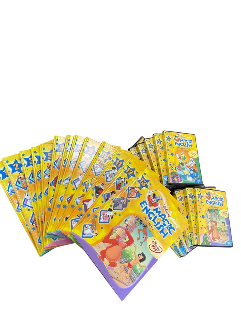 マジックイングリシュの絵本とDVD MagicEnglish Books/DVD