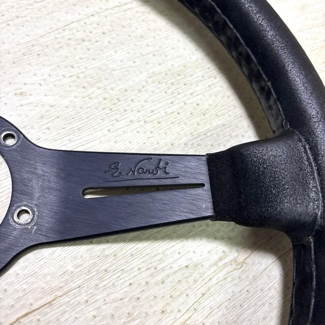 NARDI ステアリングホイール バックスキン　36cm FET刻印あり
