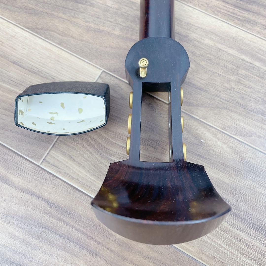 津軽三味線 金ほぞ 子持ち綾杉胴 トチ有 紅木 GP24 東さわり 犬皮 和楽器