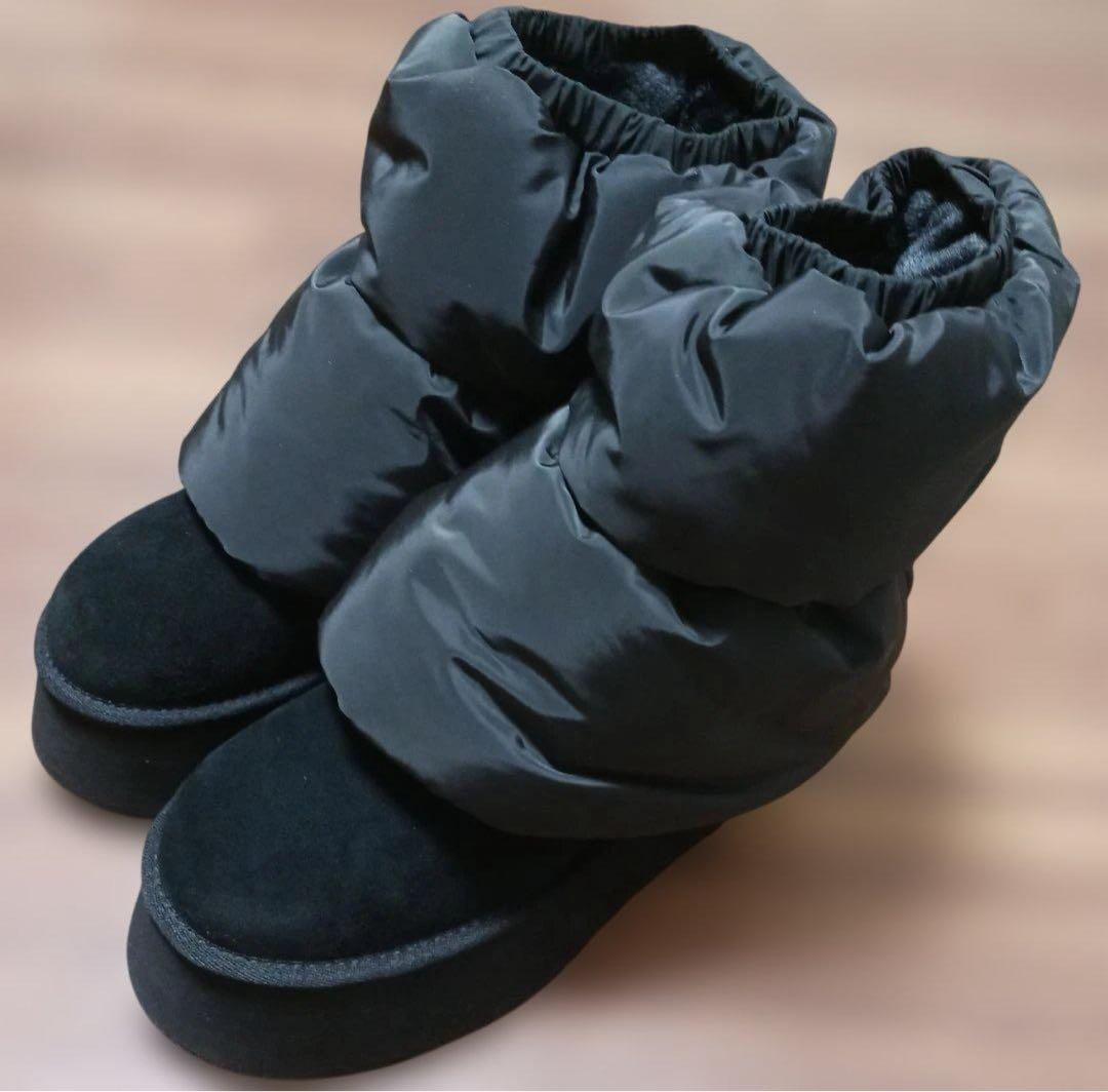 UGG クラシック ミニ ディッパー パッファー ムートンブーツ　厚底　ルーズ