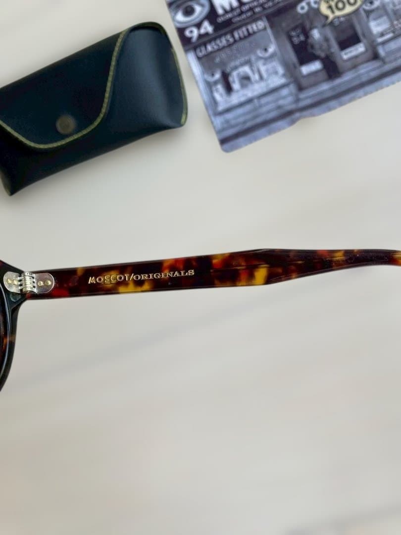 s*h様 MOSCOT ブラウン サングラス ケース付き46