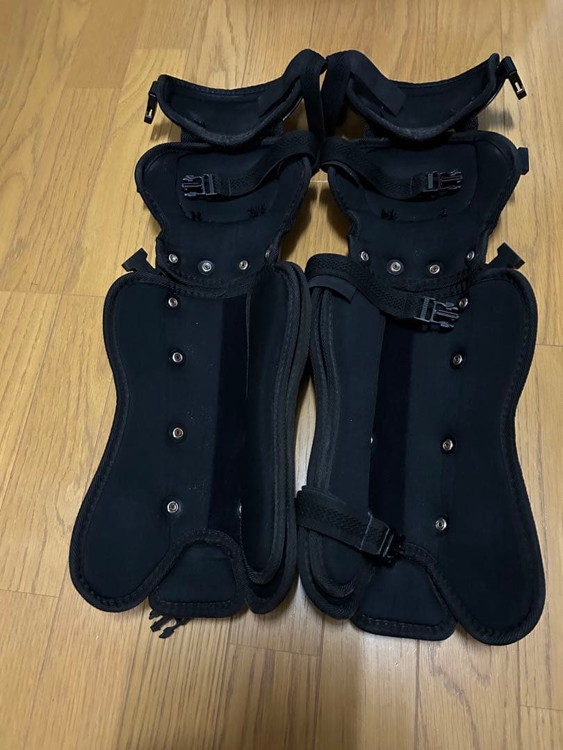 【中古】硬式用クボタスラッガー球審用レガース 黒