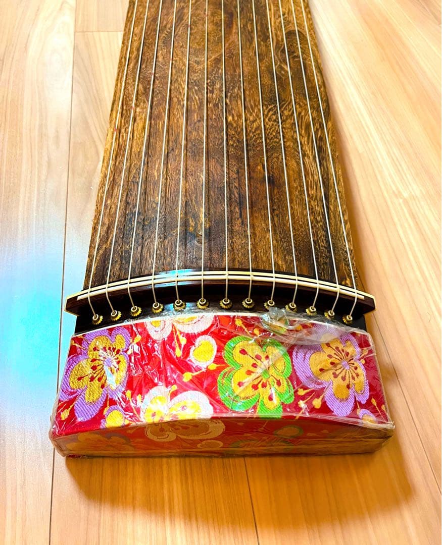 【送料込み！付属品付き】お琴　13弦　カバー付き