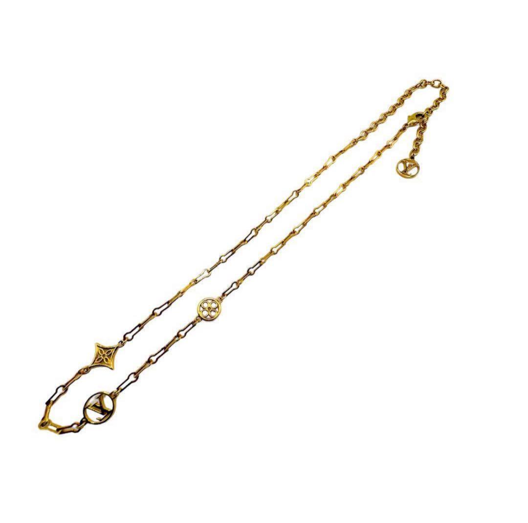 ルイヴィトン M69622 フォーエバー ヤング ネックレス ゴールド