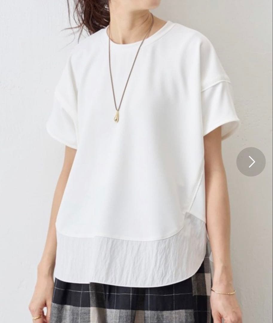 BEARDLEY ビアズリー ラウンドヘムT ホワイト