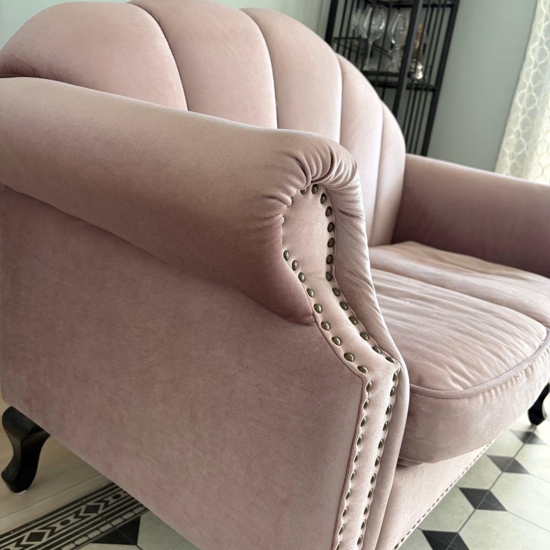 10/20まで！【送料込】 シェルファ 2人掛け ソファ サロン 店舗什器