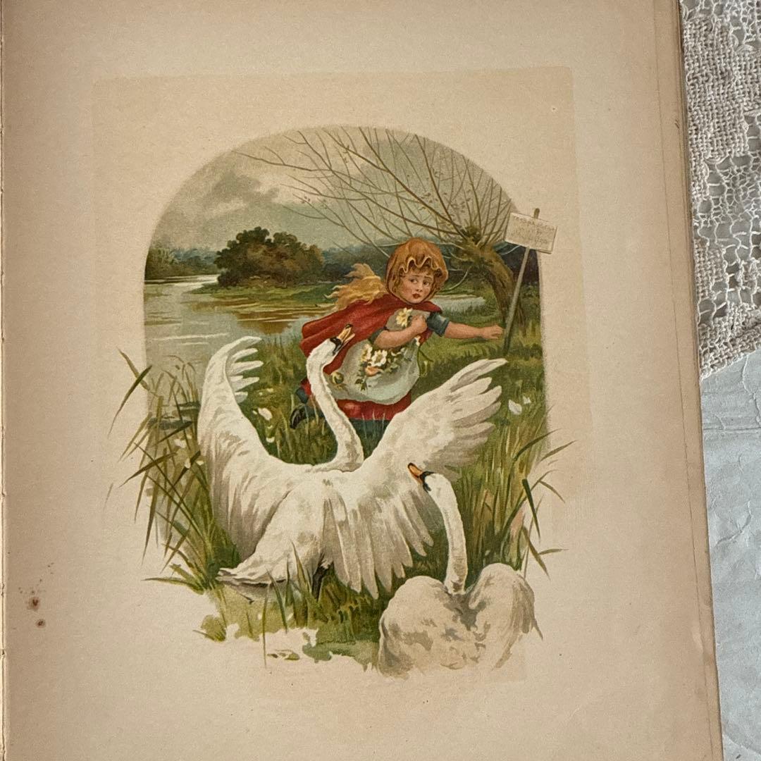 状態良好1890年アンティーク絵本ヴィクトリアン洋書　古書ジャンクジャーナル