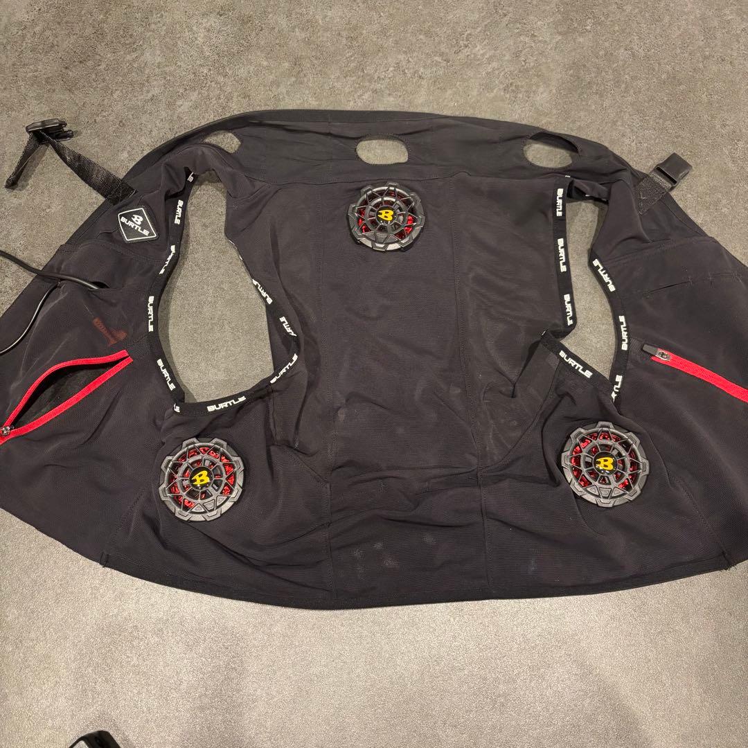 ペルチェ冷却機能付きクールベスト ブラック F