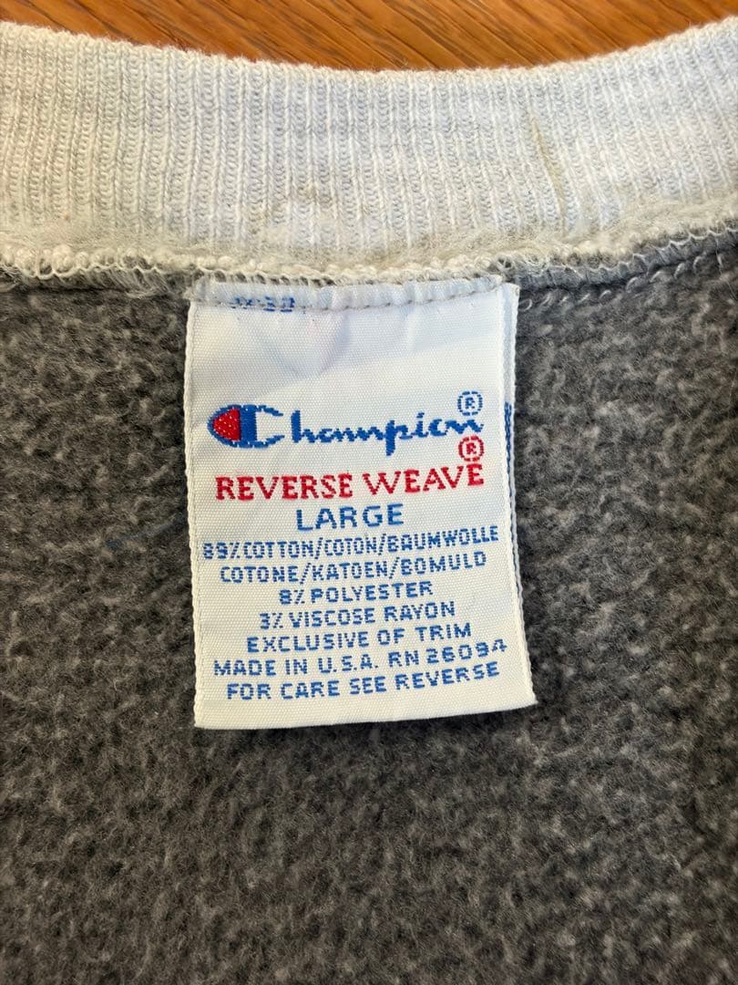 トップス 90's champion reverse weave 2tone color