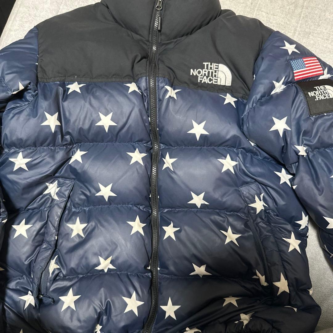 【激レア】the north face 18ss US 星柄　ヌプシ