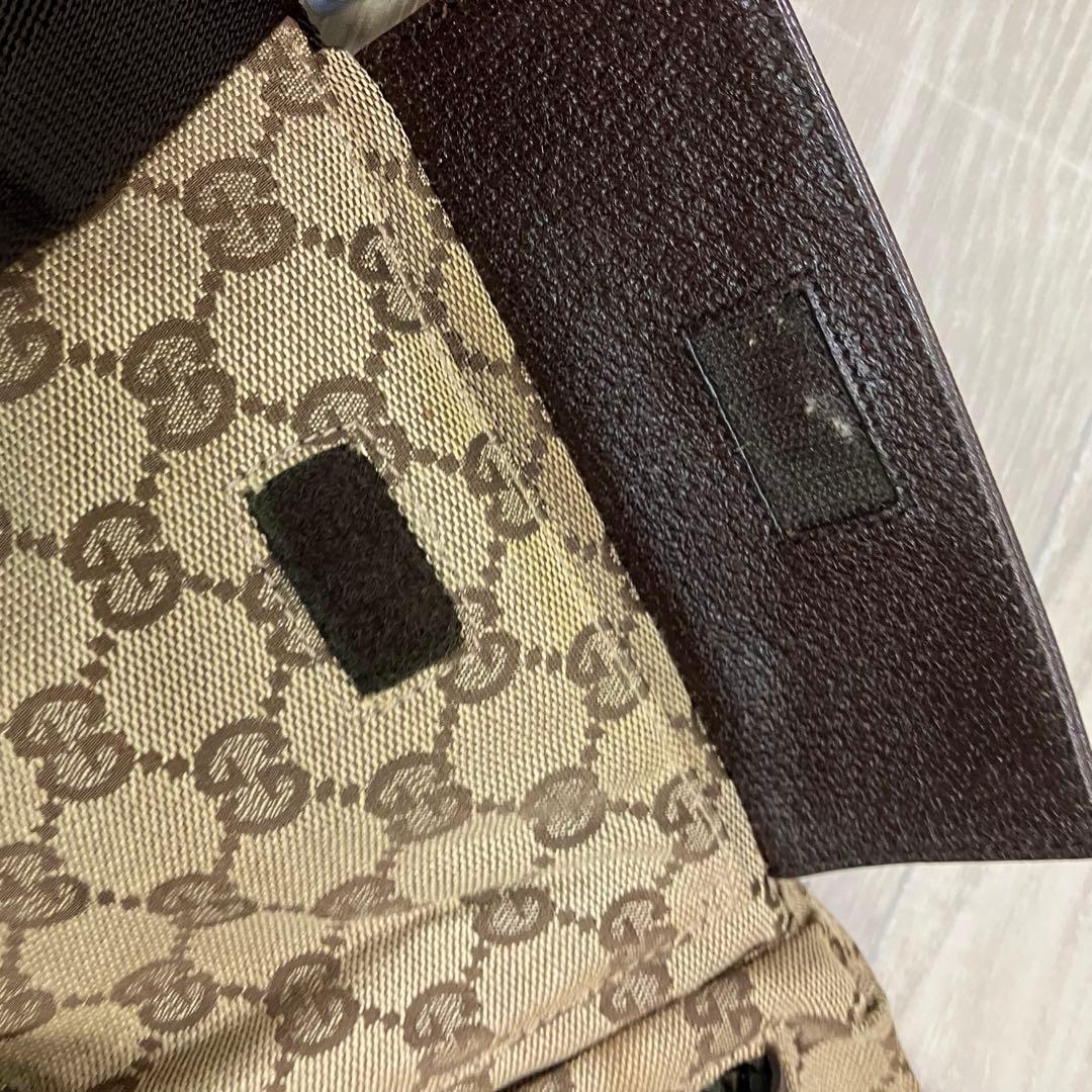 GUCCI グッチ GGキャンバス ボディバッグ ウエストバッグ 28566