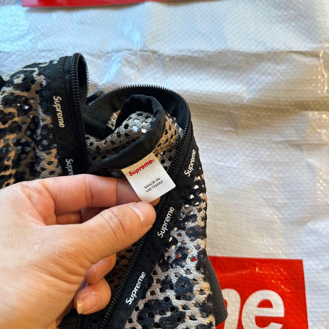 バッグ Supreme Mesh Mini Duffle Bag \"leopard \"