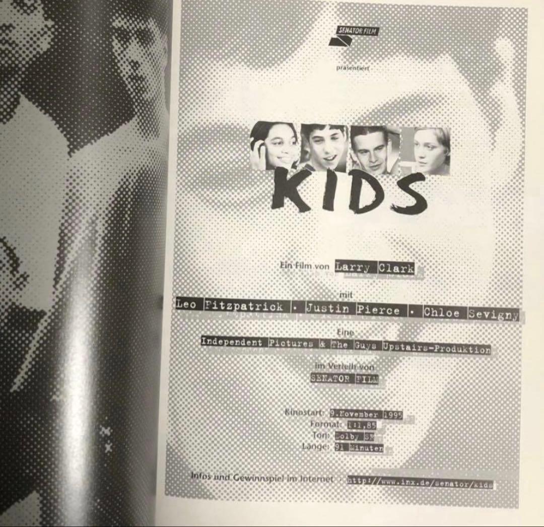 レア‼️ Larry Clark ドイツ製パンフレット&プロダクションノート