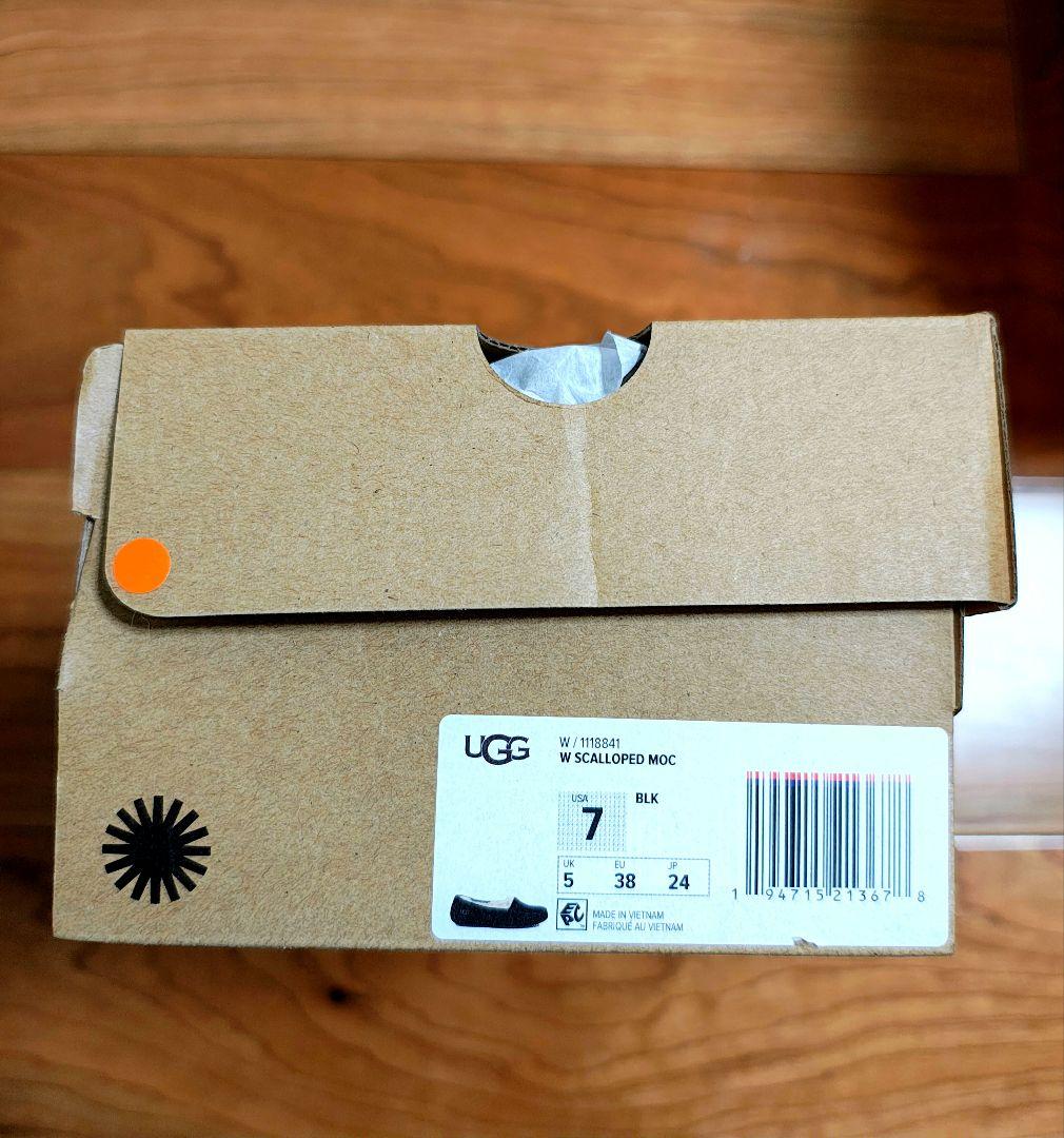 UGG ブラック スエード モカシン 24 新品未使用