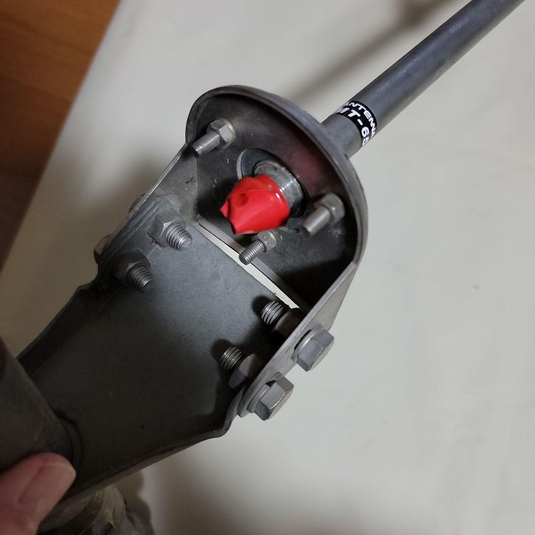 アマチュア無線　モービル用　機台とアンテナ台