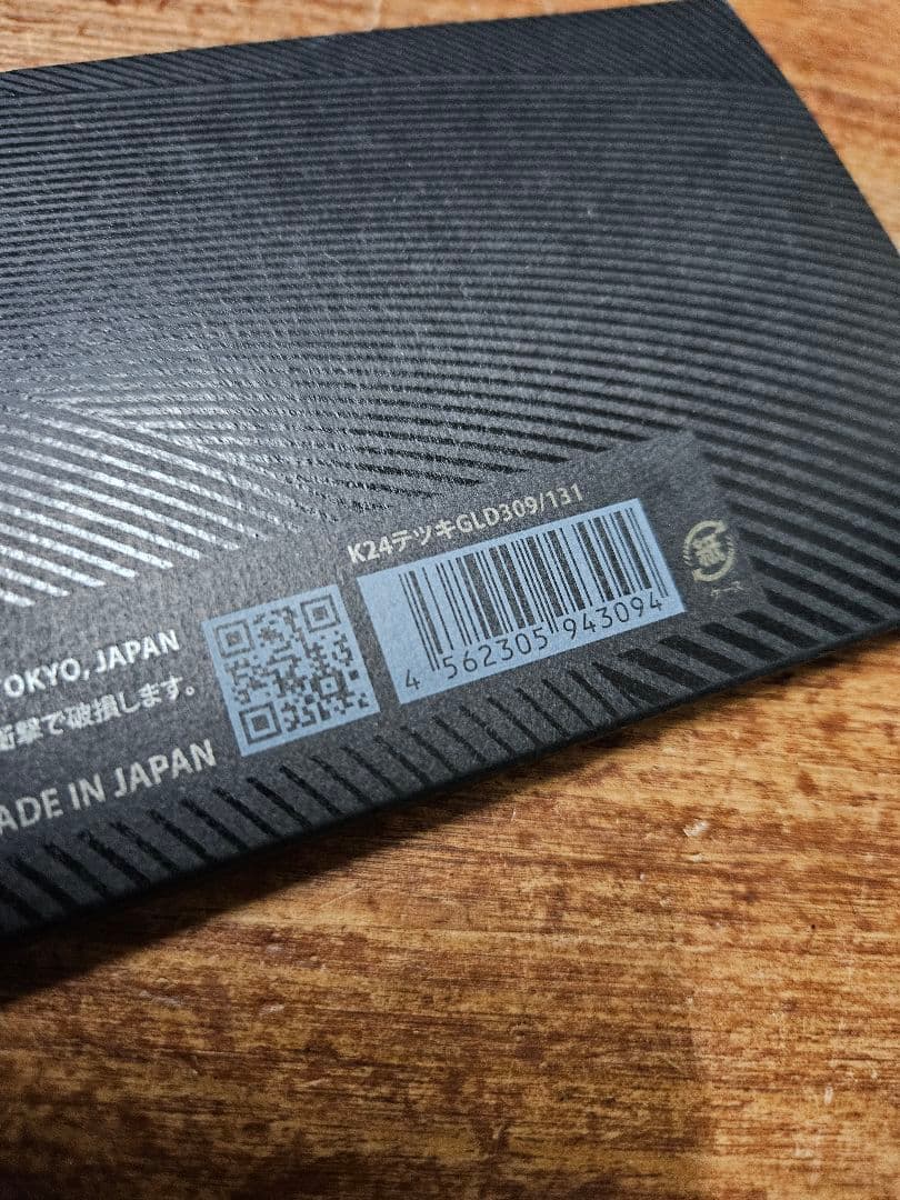 新品☆ラブクロム K24GP TETSUKI GOLD テツキゴールド 櫛